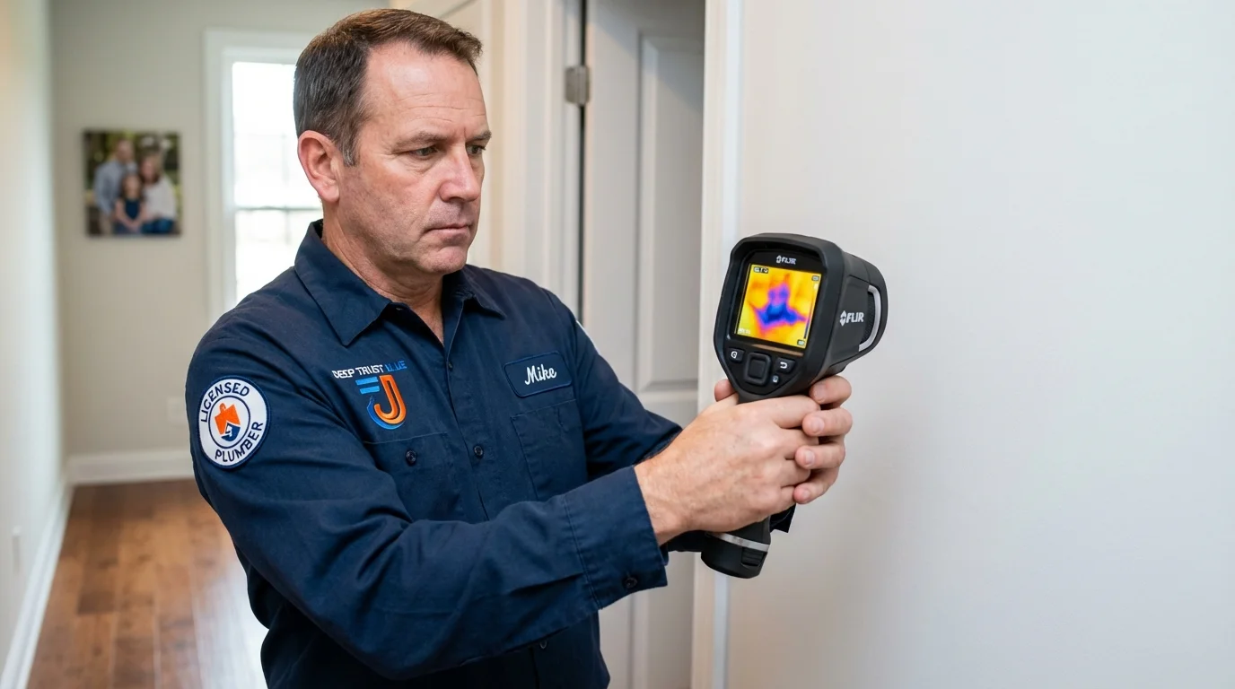 Thermal imaging leak detection by Johns Plumbing LLC in Hahira